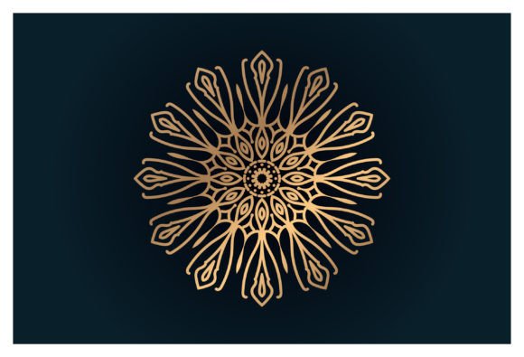 Colorful Mandala Pattern with Floral