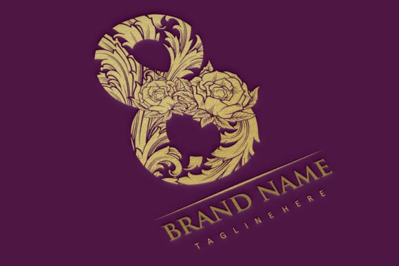 Elegant Monogram 8 Graphics & Illustrations