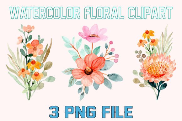 Watercolor Floral Clipart Free: Graphics for Creative Freebies